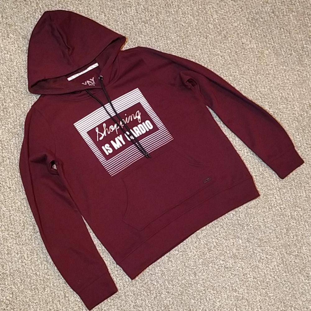 Marc New York burgundy hoody size M